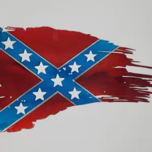Tattered Confederate Flag